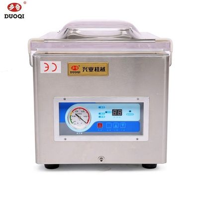 kaufen Automatisierte Vakuumverpackungsmaschine für Lebensmittel Fleisch, Fisch und Huhn DZ-260 Kammer Vakuumversiegelung online manufacture