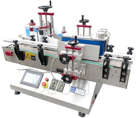 Schreibtisch Rundflaschen-Kennzeichnungsmaschine Rostdichte halbautomatische Etiketten-Applikator