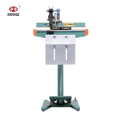 DUOQI PFS-450*1 Fußpedalversiegelungsmaschine für medizinische Umhänge im Produktionsbetrieb