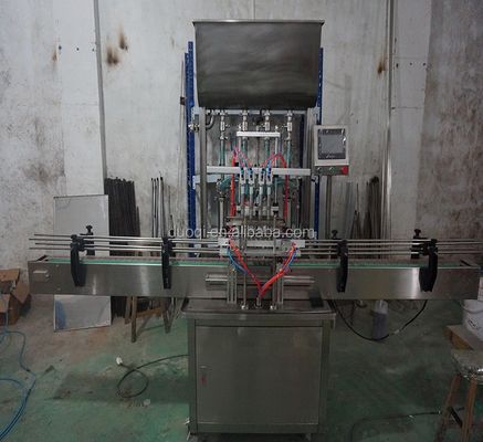 Flaschenfüllmaschine aus Edelstahl mit mehreren Köpfen GT4T-4G Sicherheitsbetrieb