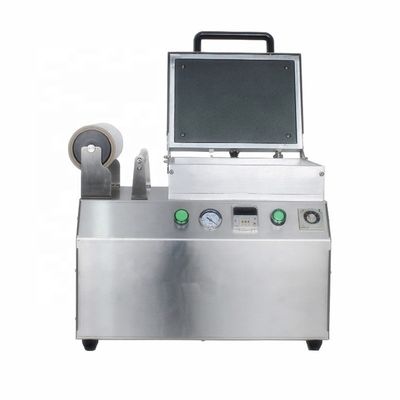 Private Formen Ja 180 mm automatische Vakuum-Hautverpackungsmaschine für Meeresfrüchte/Fische/Lachsen/Garnelen