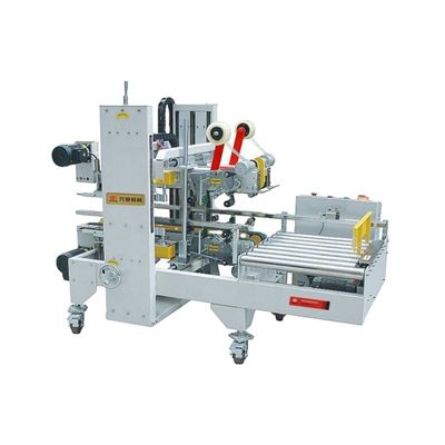 Verpackung mit DUOQI FXJ-5050H Automatischer Klebstoff Karton Ecke Versiegelung Box Rand Versiegelungsmaschine
