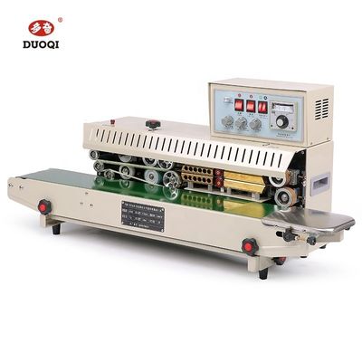 FR-980 Tinte-Coder-Drucker Vertikale kontinuierliche Plastiktüte Wärmebanddichter Verpackung Dichtmaschine
