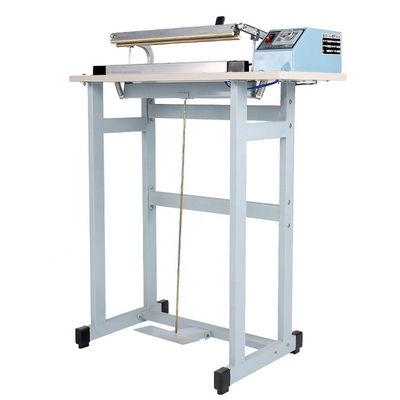 220V DUOQI SFTD-600 CE Eisenfußpedal Versiegelungssiegel Tasche Versiegelungssiegelung mit Messer Wärmesiegelung Halbautomatische Versiegelungsmaschine